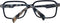 Ted Baker TB2323 55001 bril zonder sterke - Heren - Zwart