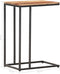 vidaXL Bijzettafel 35x45x65 cm massief sheeshamhout