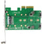 Startech.com PEXM2SAT32N1 - M.2 SSD Kaart - 1x PCIe (NVMe) 2x SATA