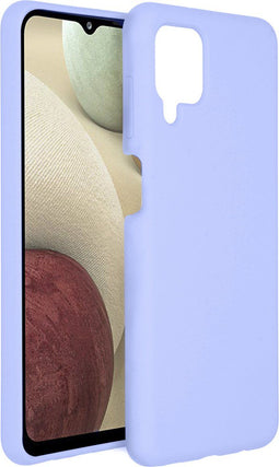Accezz Samsung Galaxy A12 - Back Cover - Schokabsorberend - Paars