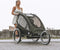 Deryan Luxe Fietskar - 3-in-1 Fietskar Hardloopkinderwagen - Zwart