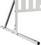 vidaXL - Privacyscherm - 100 x 50 x 180 cm - Gegalvaniseerd staal - Zilver