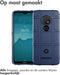 imoshion Hoesje Geschikt voor Nokia 7.2 / 6.2 Hoesje Siliconen - imoshion Rugged Shield Backcover - Blauw