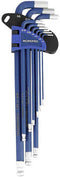 WorkPro Dop (zeskant), Kogelkop Schroevendraaierset 1.5 mm, 2 mm, 2.5 mm, 3 mm, 4 mm, 5 mm, 6 mm, 8 mm, 10 mm 1.5 mm, 2