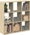 vidaXL - Kamerscherm - / - boekenkast - 102x29x103,5 - cm - hout - sonoma - eikenkleur
