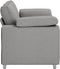 vidaXL - Loveseat - - - Lichtgrijs, - 120 - cm - Stof