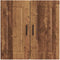 vidaXL - Keukenwandkast - Porto - bewerkt - hout - oud - houtkleurig