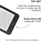 imoshion E-reader Hoesje - Geschikt voor Kobo Clara HD - Design Sleepcover Bookcase - Blossom Watercolor Black