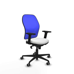 Piqueras y Crespo 2D036G0 - Bureaustoel - Verstelbare hoogte met armleuning - Wit