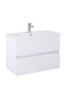 Atlantic Heron - Badkamermeubel - 2 softclose-lades - Hoogglans wit 80 x 38,5 x 53 cm