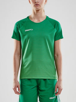 Craft Pro Control Stripe Shirt - Korte Mouw - Ergonomisch ontwerp met mesh-panelen - Groen (M)