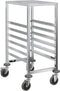 vidaXL - Dienbladenwagen - met - 6 - GN-bakken - 39x55x87 - cm - roestvrij - staal