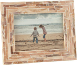 J-Line fotolijst Nuye - schelpen - beige