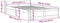 vidaXL - Bedframe - massief - hout - 135x190 - cm