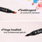 Brixy Twinmarkers 264 Stuks - Professionele Alcohol Markers - Dubbelzijdige Tip - Opbergtas Met Houder