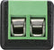 Goobay 76740 - RCA schroef connector - Herbruikbaar - Groen Zwart