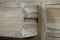 HSM Collection Buffetkast - 200 cm - blank - teak/glas