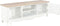vidaXL - Tv-meubel - 120x30x40 - cm - hout - wit