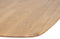 WOOOD Tablo Tafelblad - Eiken - Naturel - 2,2x220x100