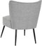 DKD Home Decor - Leunstoel - Grijs Metaal 55 x 64 x 72,5 cm