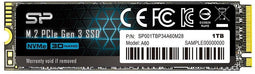 Silicon Power P34A60 - M.2 PCIe 3.0 NVMe SSD - 1TB - Leessnelheid 2200MB/s - Schrijfsnelheid 1600MB/s