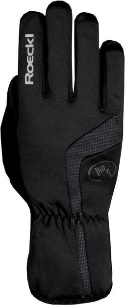Roeckl Reinbek - Fietshandschoenen - Winddicht - Unisex - Zwart - Maat 8