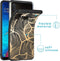 imoshion Hoesje Geschikt voor Samsung Galaxy A20e Hoesje Siliconen - imoshion Design hoesje - Goud / Zwart / Golden Leaves