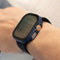 imoshion Screenprotector - Geschikt voor Apple Watch Ultra / Ultra 2 - 49mm - Full Cover Hard Case / Beschermend Hoesje - Donkerblauw