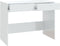 vidaXL - Bureau - 101x50x76,5 - cm - spaanplaat - hoogglans - wit