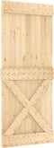 vidaXL - Deur - NARVIK - 85x210 - cm - massief - grenenhout