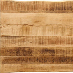 vidaXL - Tafelblad - met - natuurlijke - rand - 60x60x3,8 - cm - massief - mangohout