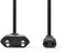 Nedis PCGP11060BK20 - Stroomkabel Euro-connector - 200 cm - Zwart