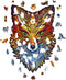 UNIDRAGON Houten Puzzel Voor Volwassenen Dier - Vurige Vos - 107 stukjes - Small 16x24 cm