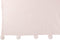 J-Line Plaid Pompom - fleece deken - polyester - lichtroze - 170 x 130 cm - woonaccessoires