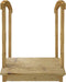 vidaXL - Tuinbrug - met - leuning - 170x74x105 - cm - geïmpregneerd - grenenhout