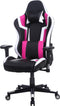 Gamestoel Tornado bureaustoel - ergonomisch verstelbaar - racing gaming stoel - zwart roze