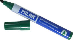 Permanente markeerstift Milan Groen PVC 12 Stuks (Ø 4 mm)
