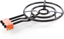 Garcima Paella brander 60 cm - Gasbrander met 3 regelbare vuurringen - CE gecertificeerd - Zilver