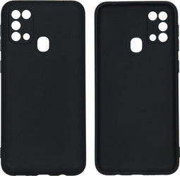 iMoshion Hoesje Geschikt voor Samsung Galaxy M31 Hoesje Siliconen - iMoshion Color Backcover - Zwart