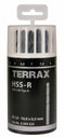 TERRAX Borenset - Doosje DIN 338 - 19 Onderdelen Ø 1-10 mm (10 stuks)