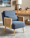 Fauteuil ORUM Stof Blauw