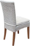 SVJ Eetkamerstoel Vierkant - 60 x 48 x 98 cm - Rotan - Wit
