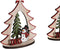 Kerstversiering DKD Home Decor Hout (2 Stuks) (14 x 6 x 18 cm)