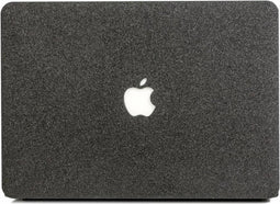 Lunso Geschikt voor MacBook Air 13 inch (2010-2017) cover hoes - case - glitter zwart