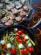 Valhal Outdoor Skillet / Koekenpan met steel - gietijzer, diameter 25cm - schenktuiten - VH25