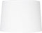 Mexlite K7661QS - Lampenkap - linnen - 40 cm - E27 fitting - wit