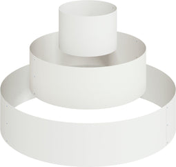 vidaXL - Tuinplanterset - Witte - Staal