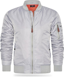 Cappuccino Italia Navy Seal Jacket - Heren Jas - 100% Nylon - Grijs - Maat L
