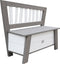 AXI Corky Opbergbank voor kinderen - Zitbank in Wit/Grijs van hout - 116x37x84cm