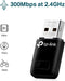 TP-Link TL-WN823N - Wifi-adapter - 300 Mbps - USB 2.0 - Single-band (2,4 GHz)